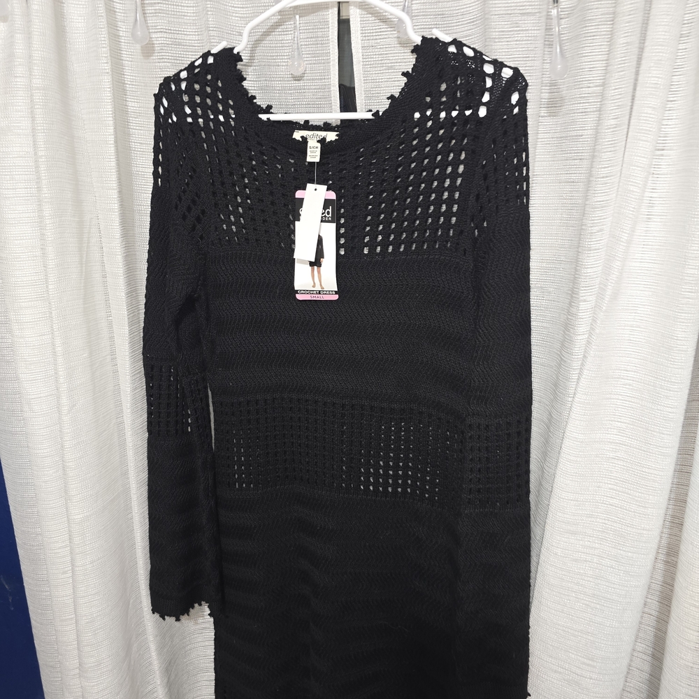 Edikted Black Knit Dress